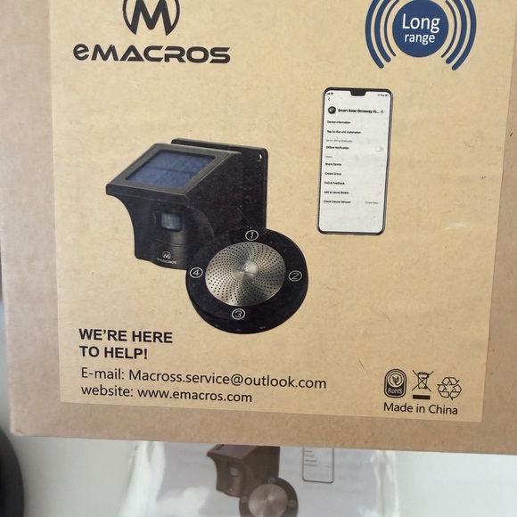 MARCS Wireless Solar Driveway Alarm System - Black and Silver - Picture 2 of 7